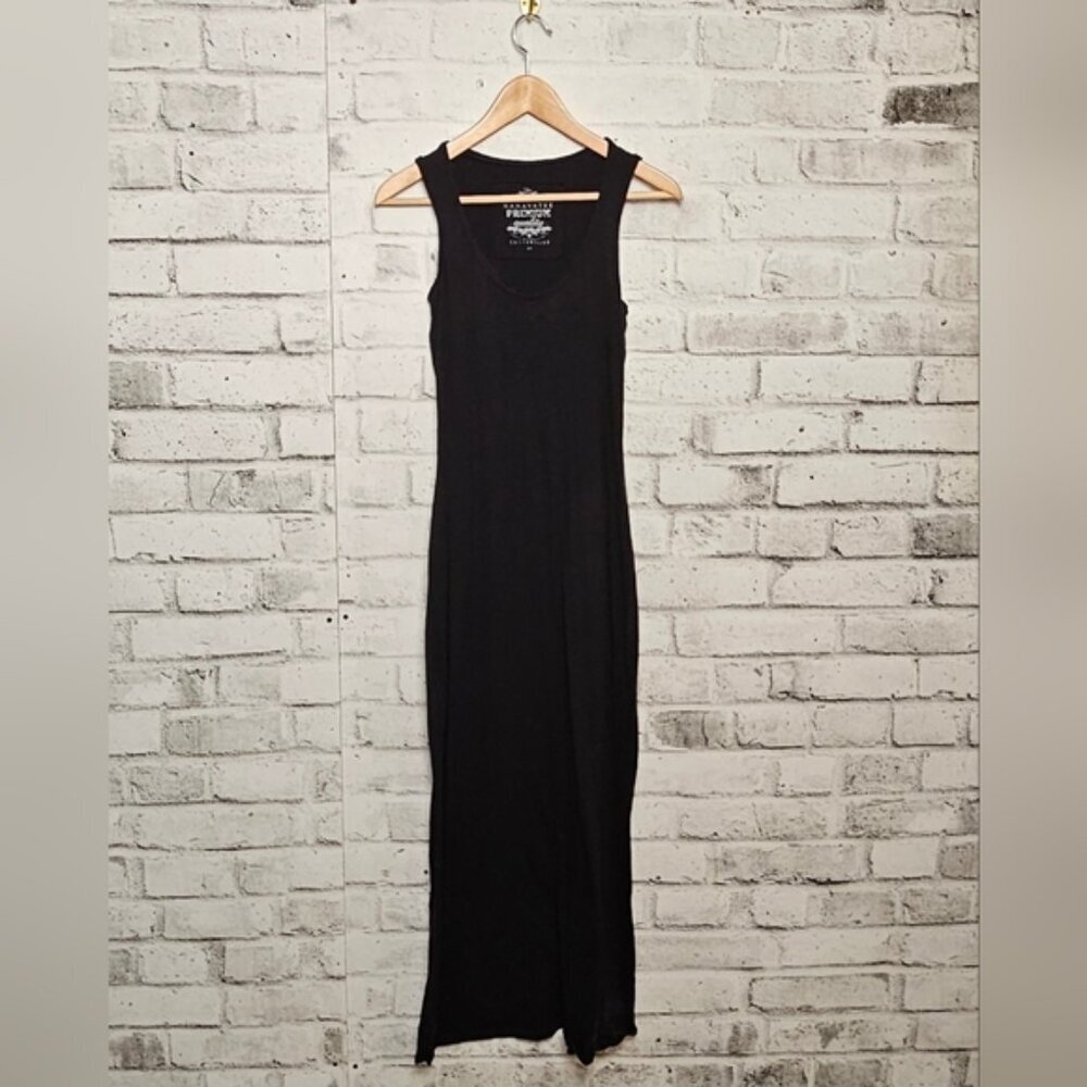 Nanavatee Black Sleeveless Maxi Dress Casual Stretch Small